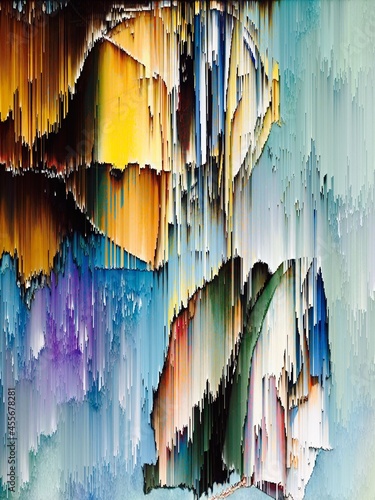 Graphical Abstract Painting Art Background Texture,Modern Conceptual 3D Rendering,3D Illustration for Creative Graphic Design.