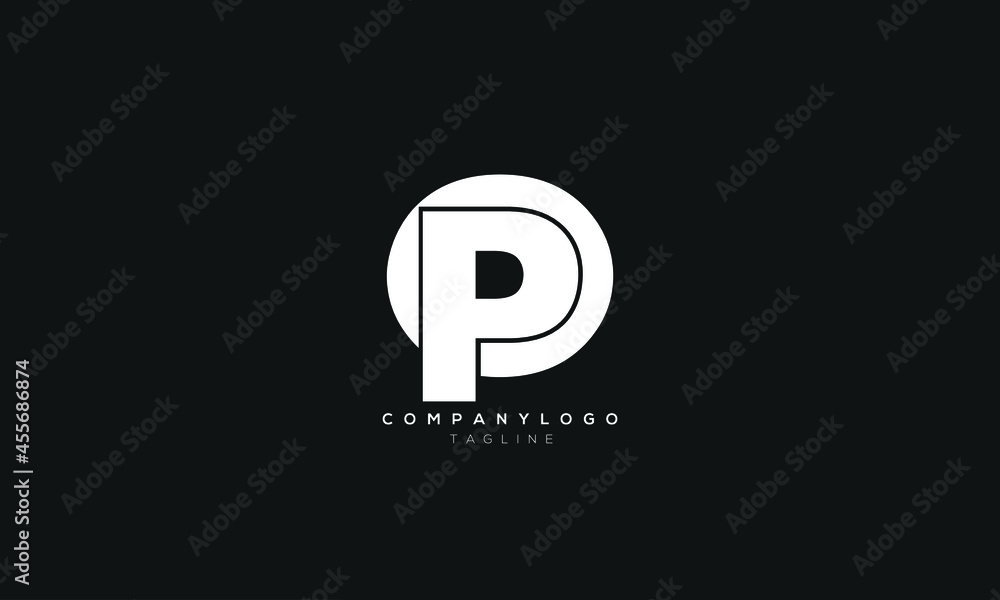 OP, PO, Abstract initial monogram letter alphabet logo design OP, PO, Abstract initial monogram letter alphabet logo design