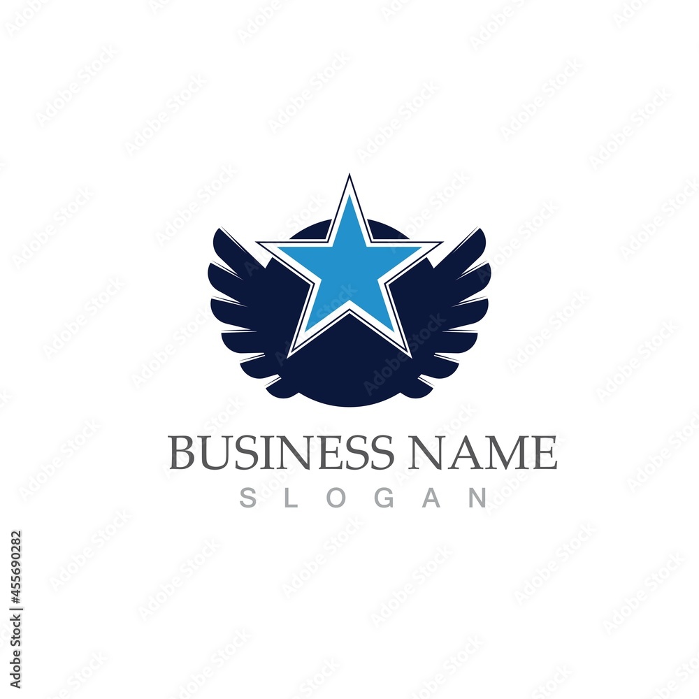 Obraz premium Star icon Template
