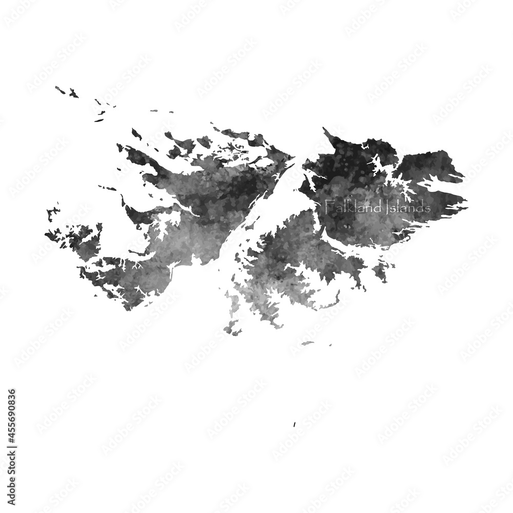 Old abstract grunge map of Falkland Islands with ancient map and letters on white background. Vector EPS 10. Old abstract grunge map of Falkland Islands with ancient map and letters on white background. Vector EPS 10.