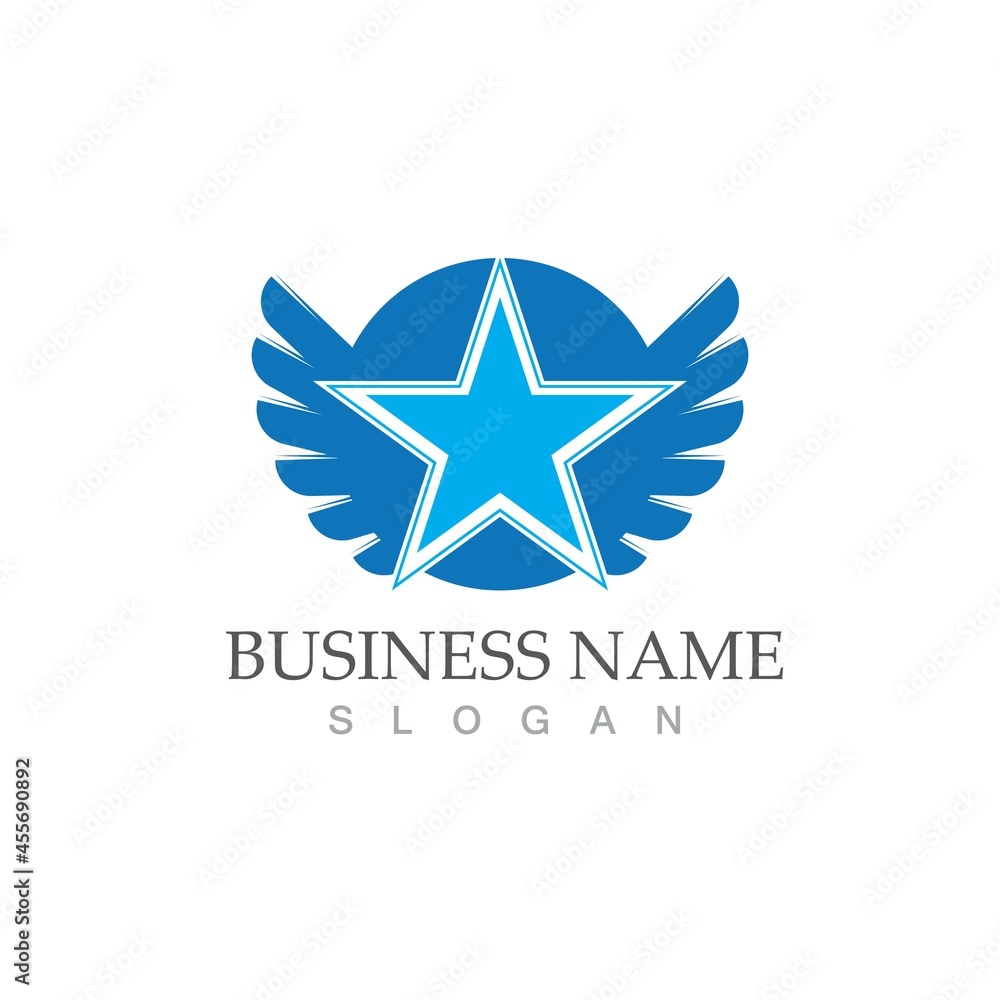 Obraz premium Star icon Template