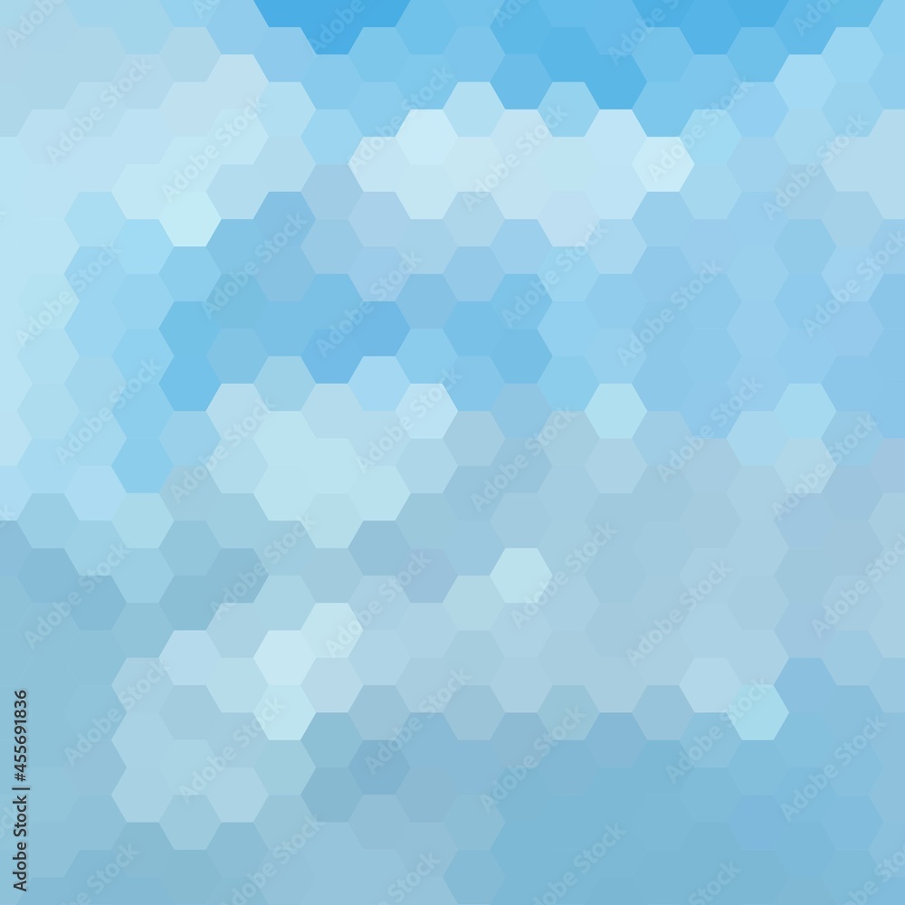 blue hexagon vector background. geometric design. polygonal style. eps 10