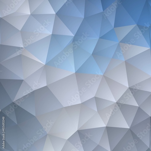 blue and white abstract triangles. geometric design. polygonal style.layout for advertising. eps 10