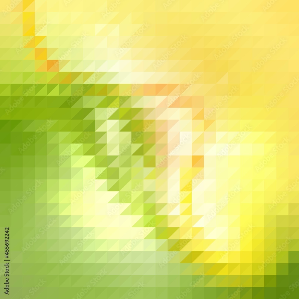 yellow and green triangles. vector abstract background. eps 10