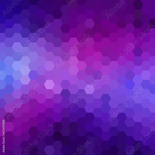 purple hexagon background. polygonal style. layout for advertising. eps 10 © Maksym