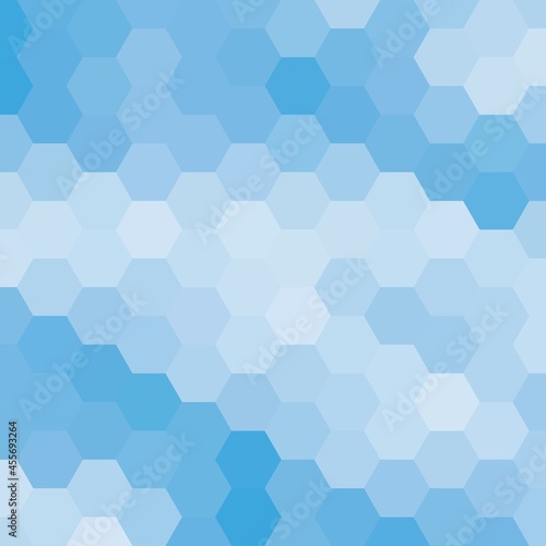 blue abstract hexagon vector background. geometric design. polygonal style. eps 10