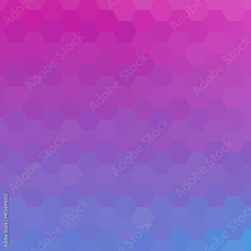 purple blue hexagon background. geometric design. polygonal style. presentation template. eps 10