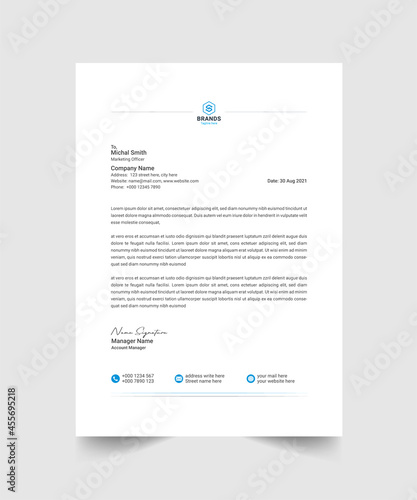Modern Corporate Letterhead