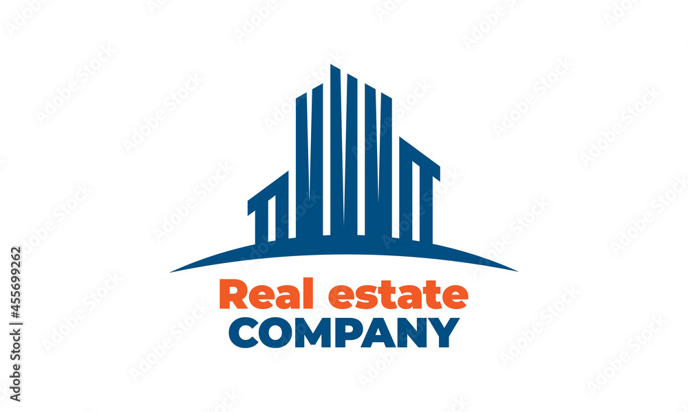 Logo template real estate, apartment, condo, house, rental, business