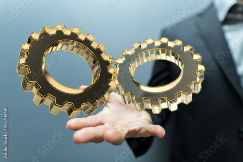 Gear With Success Concept d...