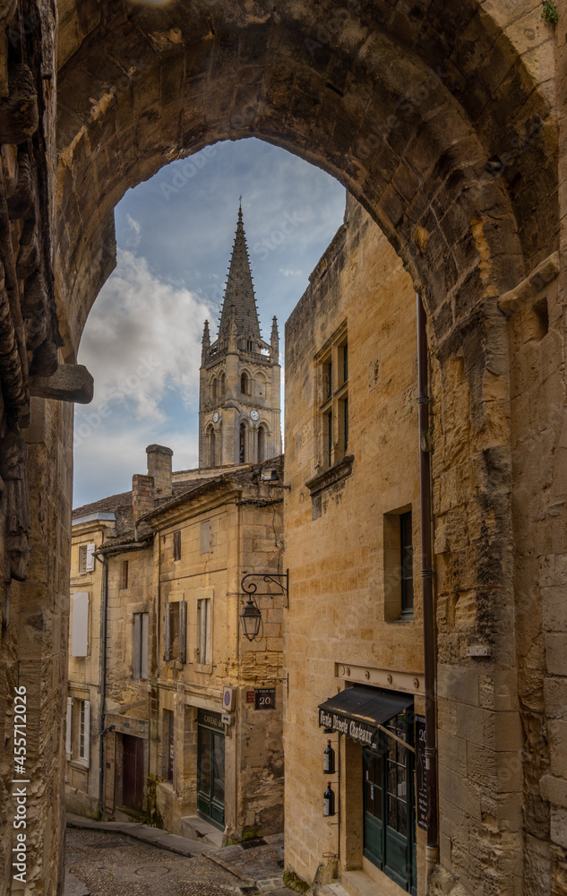 The old town of Saint-Emilion, Gironde, Nouvelle Aquitaine, France