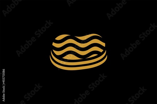 Steak meat logo design vector. Food logo design for the restaurant business.