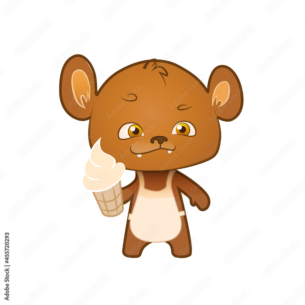 Cute teddy bear wearing shirt. Сhildren's plush toy. Cartoon vector illustration. Cute teddy bear wearing shirt. Сhildren's plush toy. Cartoon vector illustration.