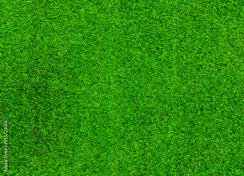 Green grass texture background grass garden  concept used for making green background football pitch, Grass Golf, artificial grass, green lawn pattern textured background. © Sittipol 