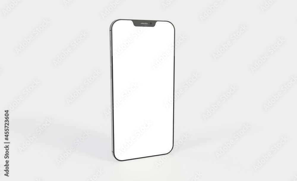 phone 3d illustration mockup smartphone isolated. phone 3d illustration mockup smartphone isolated.