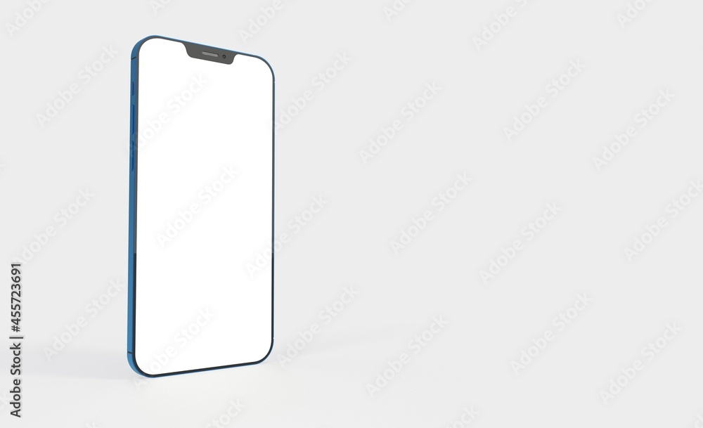 phone 3d illustration mockup smartphone isolated. phone 3d illustration mockup smartphone isolated.