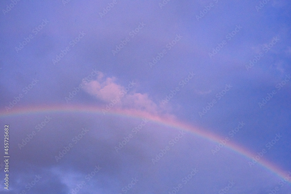 Naklejka premium rainbow over sky