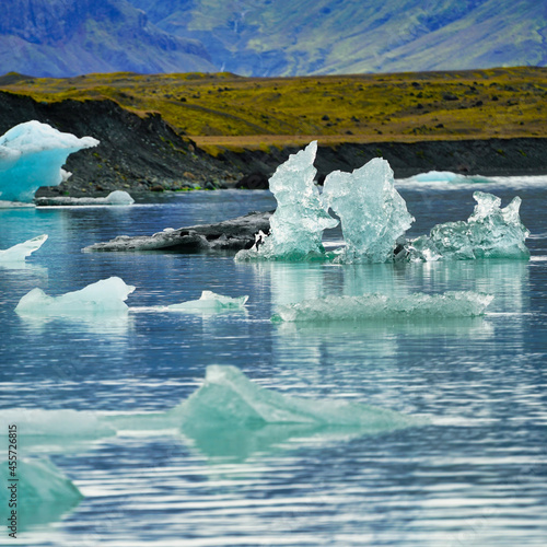 Obraz na płótnie iceberg in jokulsarlon lagoon w salonie