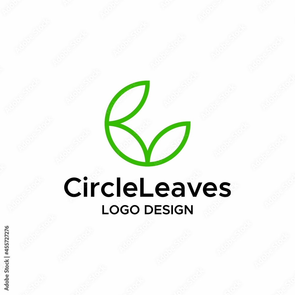 Very clean and unique logo about leaves and nature.
EPS 10, Vector.
