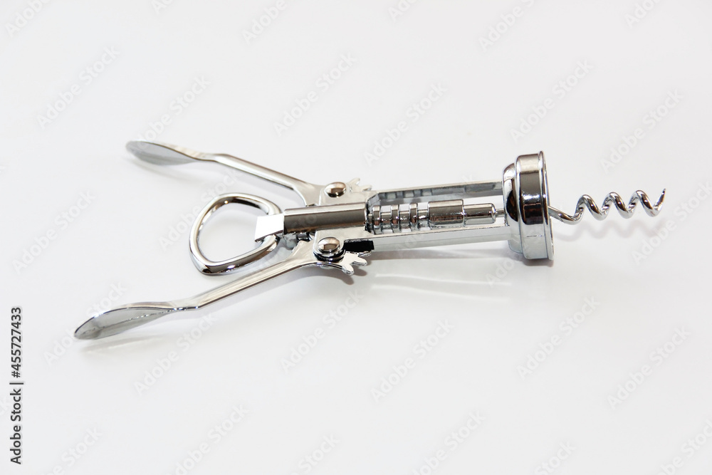 metal corkscrew for opening a wine bottle metal corkscrew for opening a wine bottle