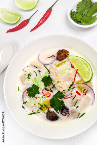Thai coconut chicken soup: Tom Kha Gai