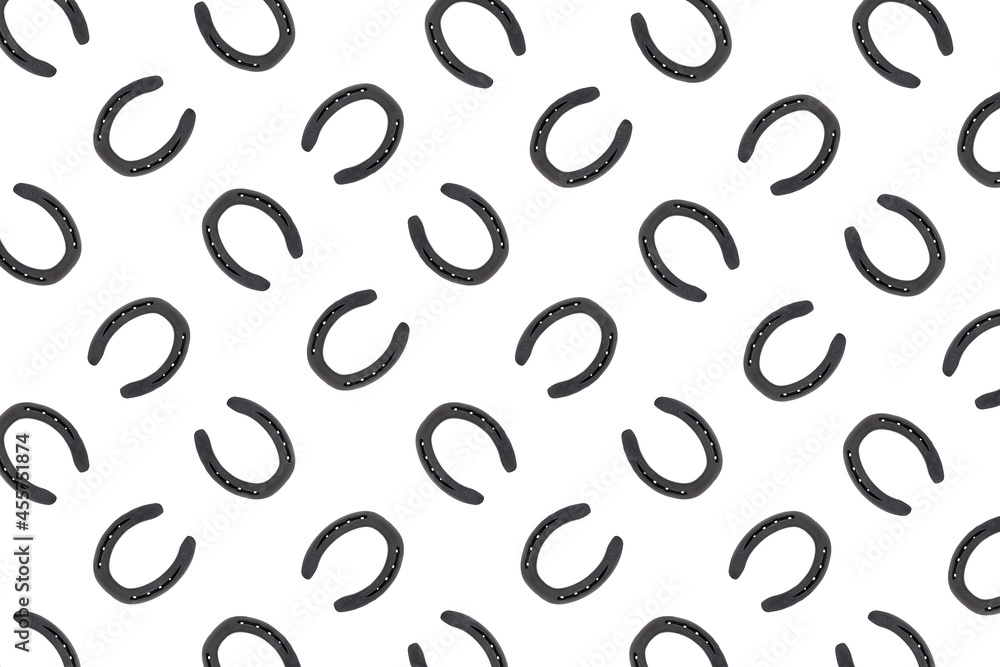 abstract background horseshoe oblique lines on white background symbol of good luck abstract background horseshoe oblique lines on white background symbol of good luck