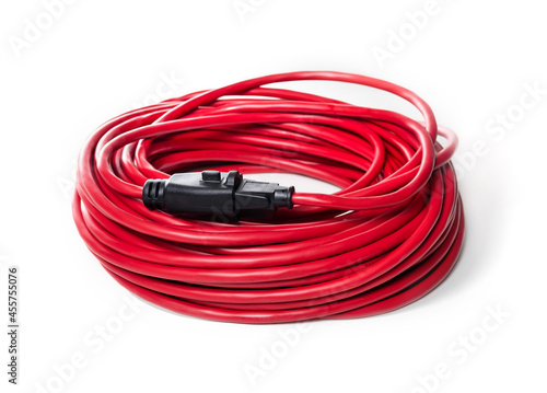 Canvas Print 100 feet extension cord, bundled up
