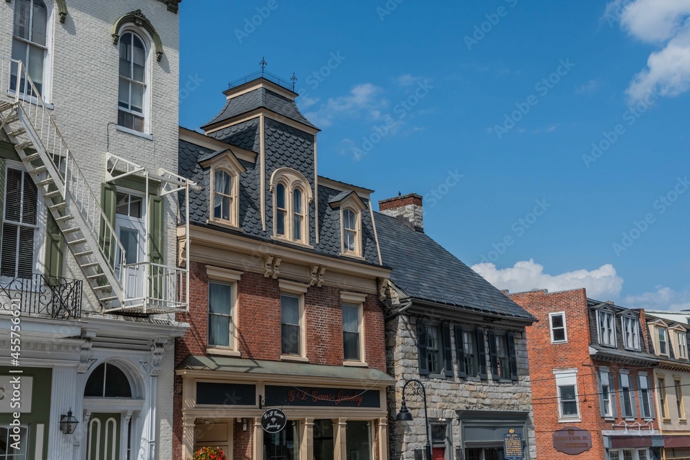 Bedfords Diverse Architecture, Pennsylvania, USA