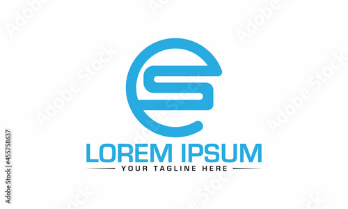 The Best Design S logo unique modern minimalist simple creative abstract and vector