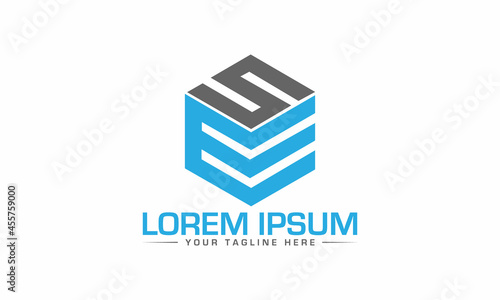 The Best Design SE logo unique modern minimalist simple creative abstract and vector