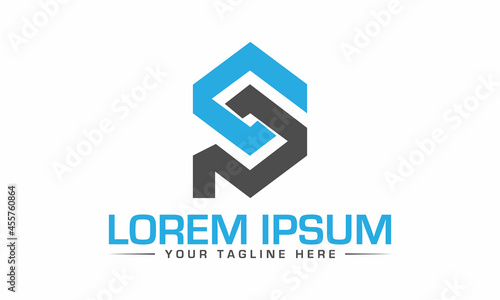 The Best Design SP logo unique modern minimalist simple creative abstract and vector