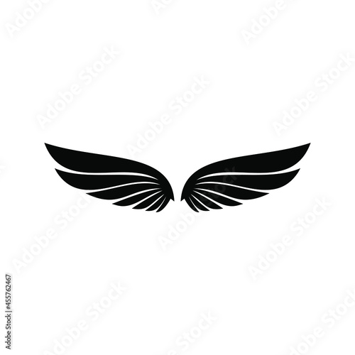 Angel wings icon vector. fly illustration sign collection. pilot symbol. wings logo.
