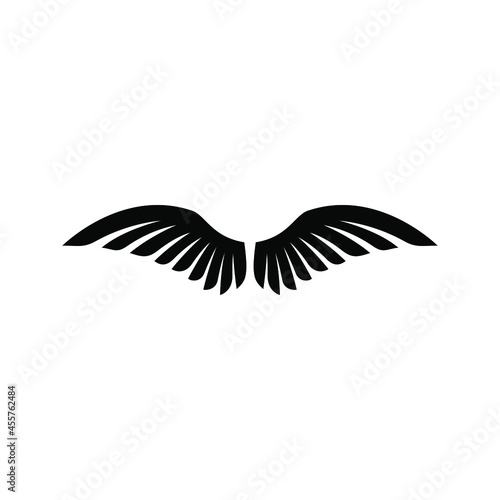 Angel wings icon vector. fly illustration sign collection. pilot symbol. wings logo.