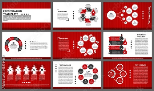 Business presentation templates. Modern elements of infographic. Can be used for business presentations, leaflet, information banner and brochure cover design.