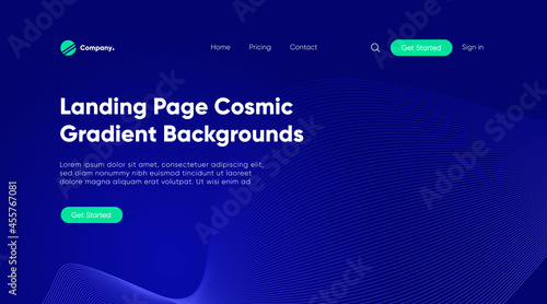 Scientific molecule background for medicine, science, technology, chemistry. Vector geometric dynamic illustration. suitable for landing pages, websites, banners, covers, etc.