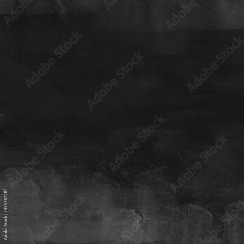 Modern artistic paint texture. Abstract black background