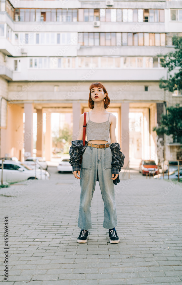 Young transgender woman outdoors Young transgender woman outdoors