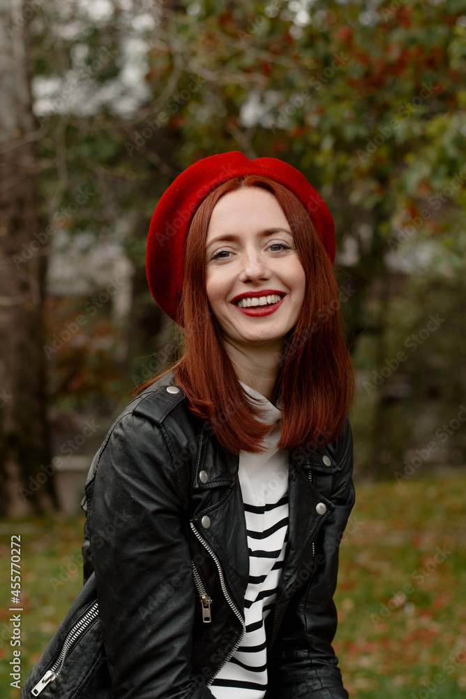 Portrait of cheerful woman Portrait of cheerful woman