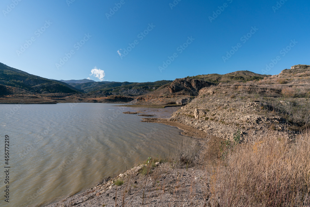 Beninar reservoir in southern Spain