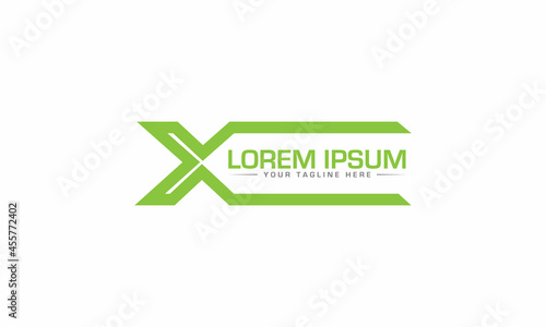 The Best Design X logo unique modern minimalist simple creative abstract and vector