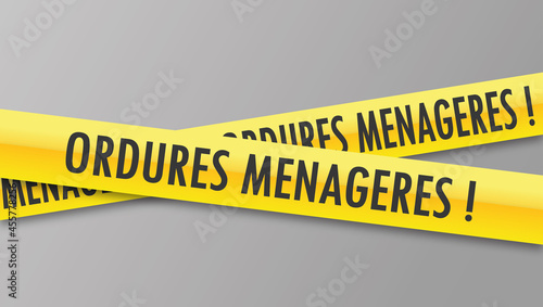 Logo ordures ménagères.