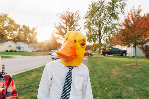 Funny Halloween mask. 