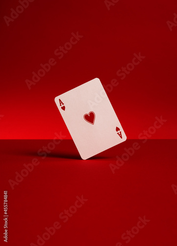 Poker card. photo