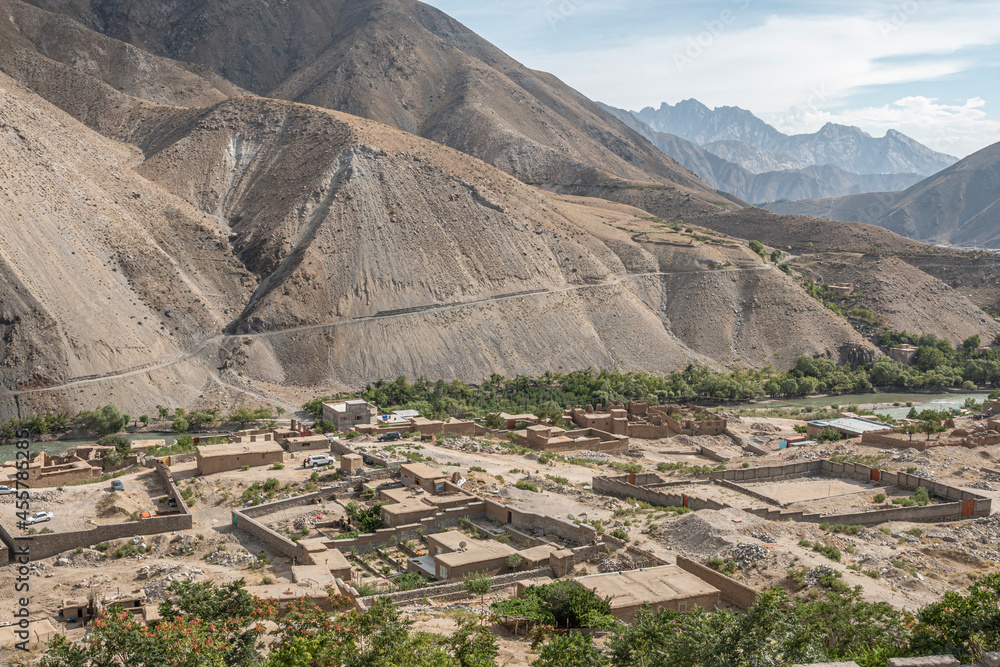 The Panjshir Valley in Afghanistan