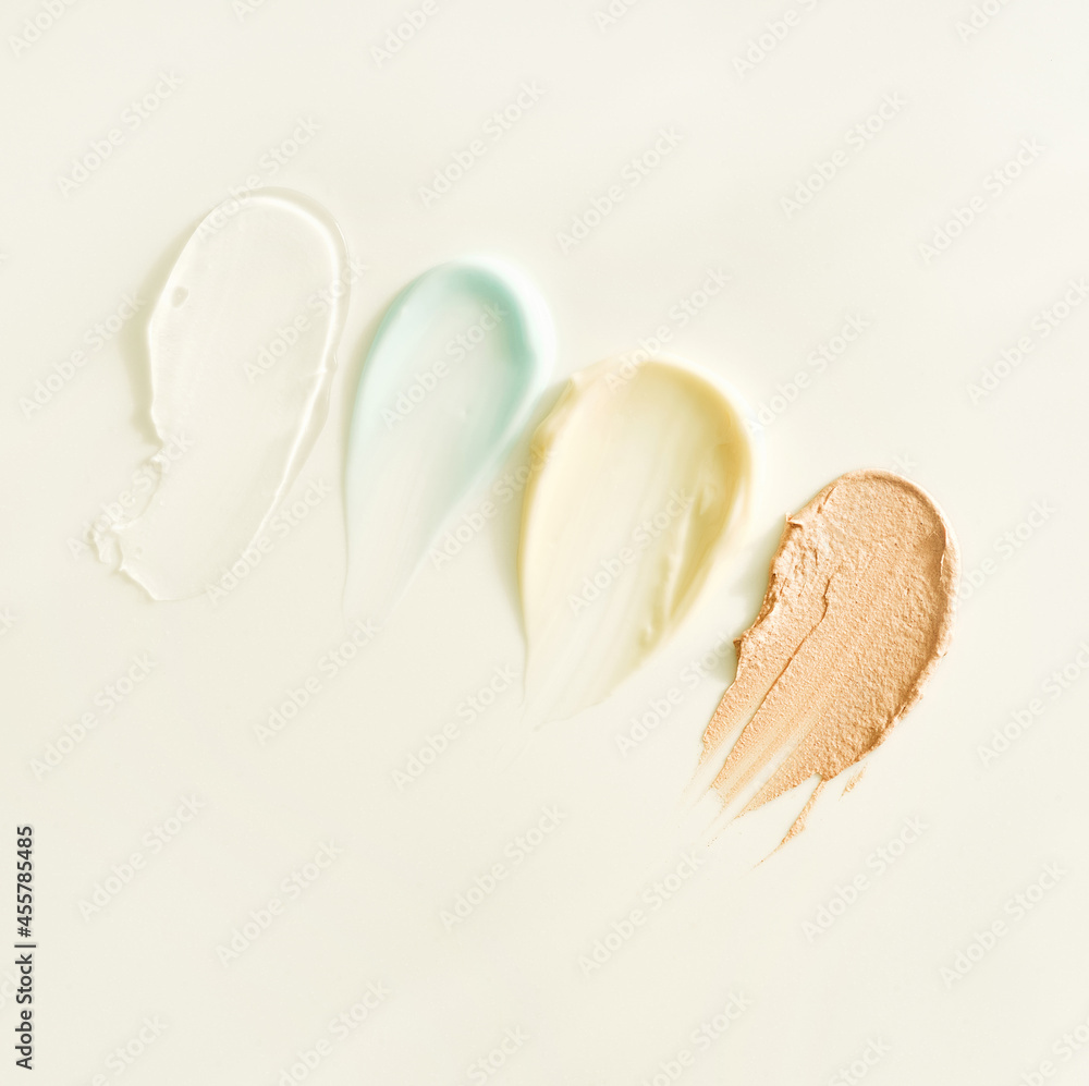 Skincare lotion textures Stock Photo Adobe Stock