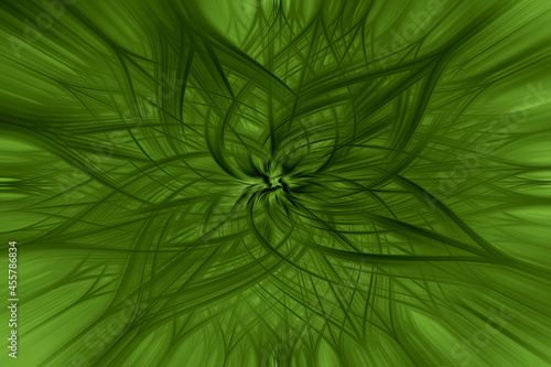 Abstract fractal background. Green background for project and design.