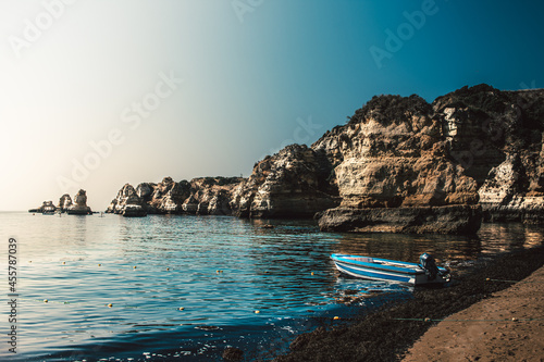 Barca en la playa