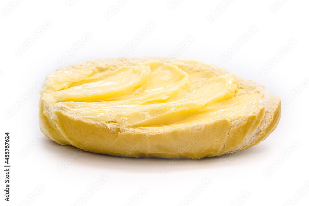 Brazilian salt bread, called French bread, bald or baguette, isolated white background. Brazilian salt bread, called French bread, bald or baguette, isolated white background.