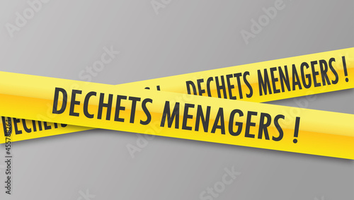 Logo déchets ménagers.