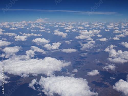 Wolkenformtionen aus der Luft 
